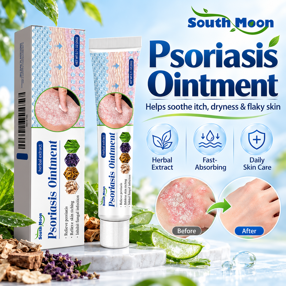 Psoriasis Ointments Sensitive Skin Soothing Care Cream