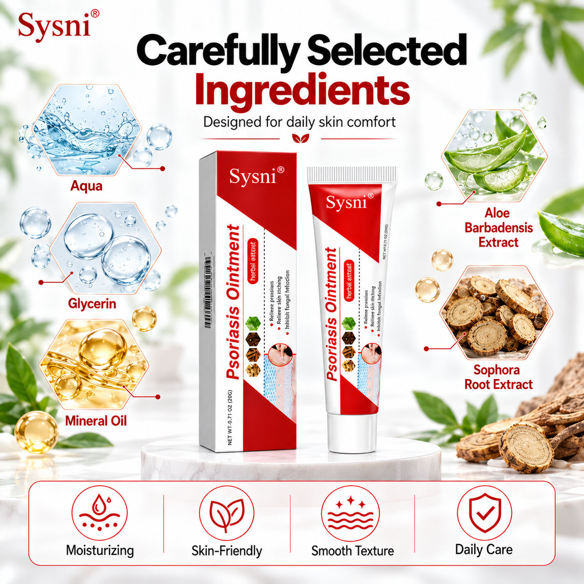 SYSNI Sensitive Skin Soothing Care Cream