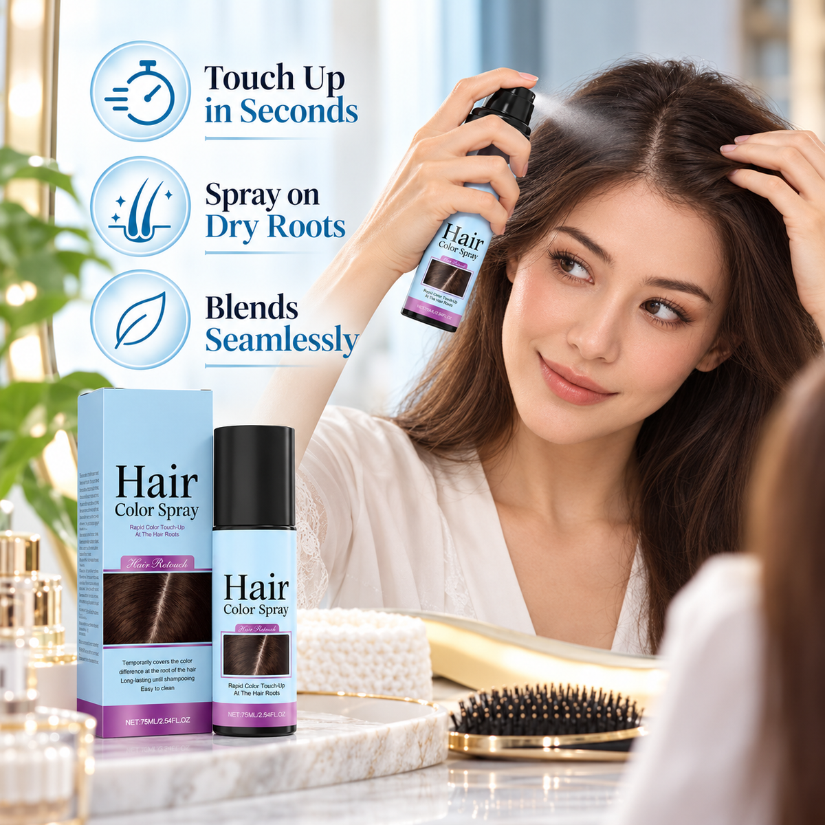 Instant Hair Color Spray