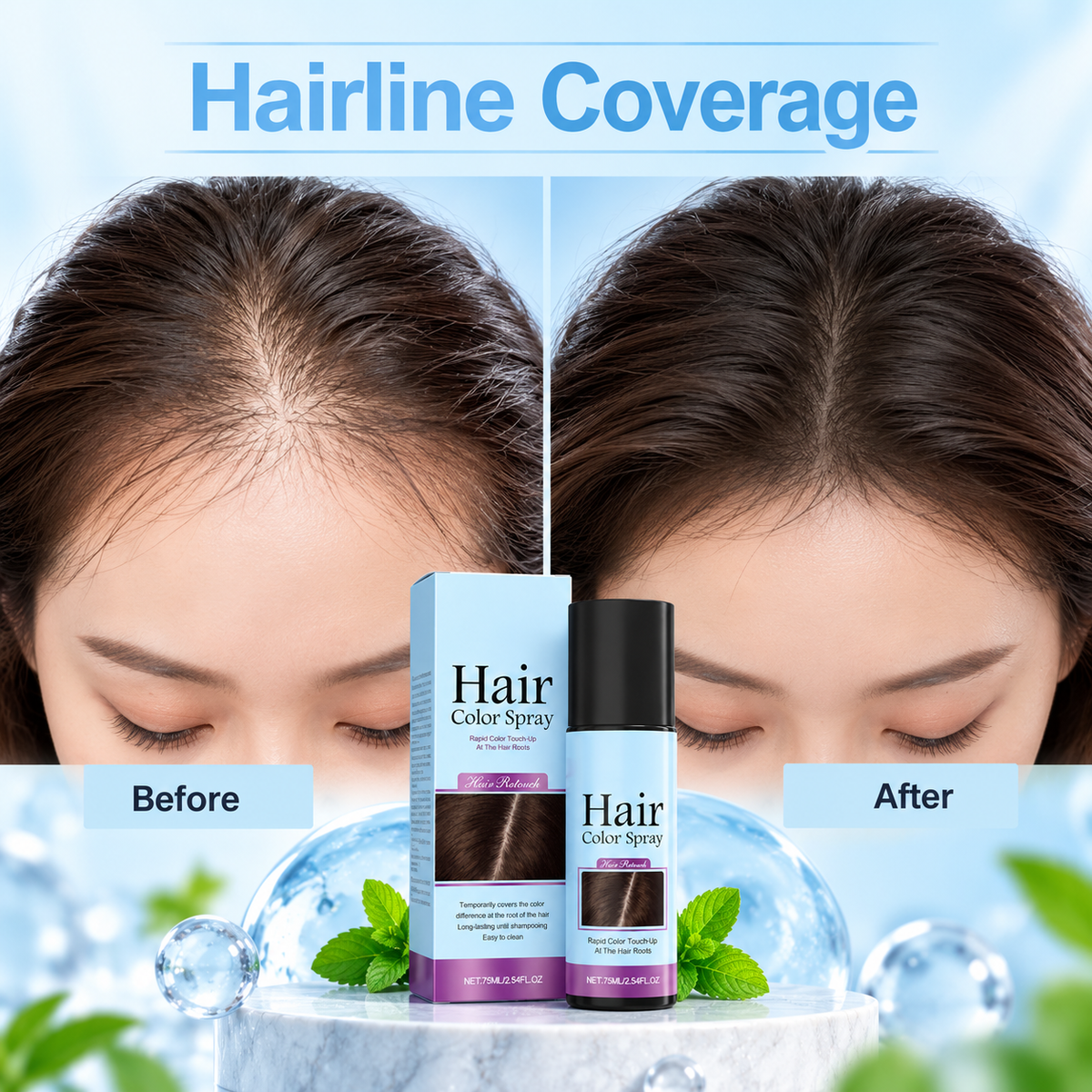 Instant Hair Color Spray