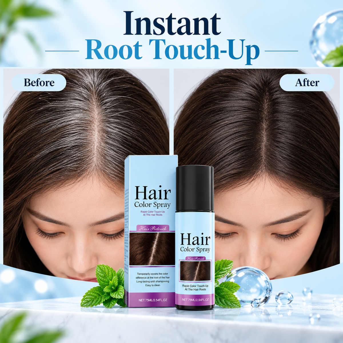 Instant Hair Color Spray