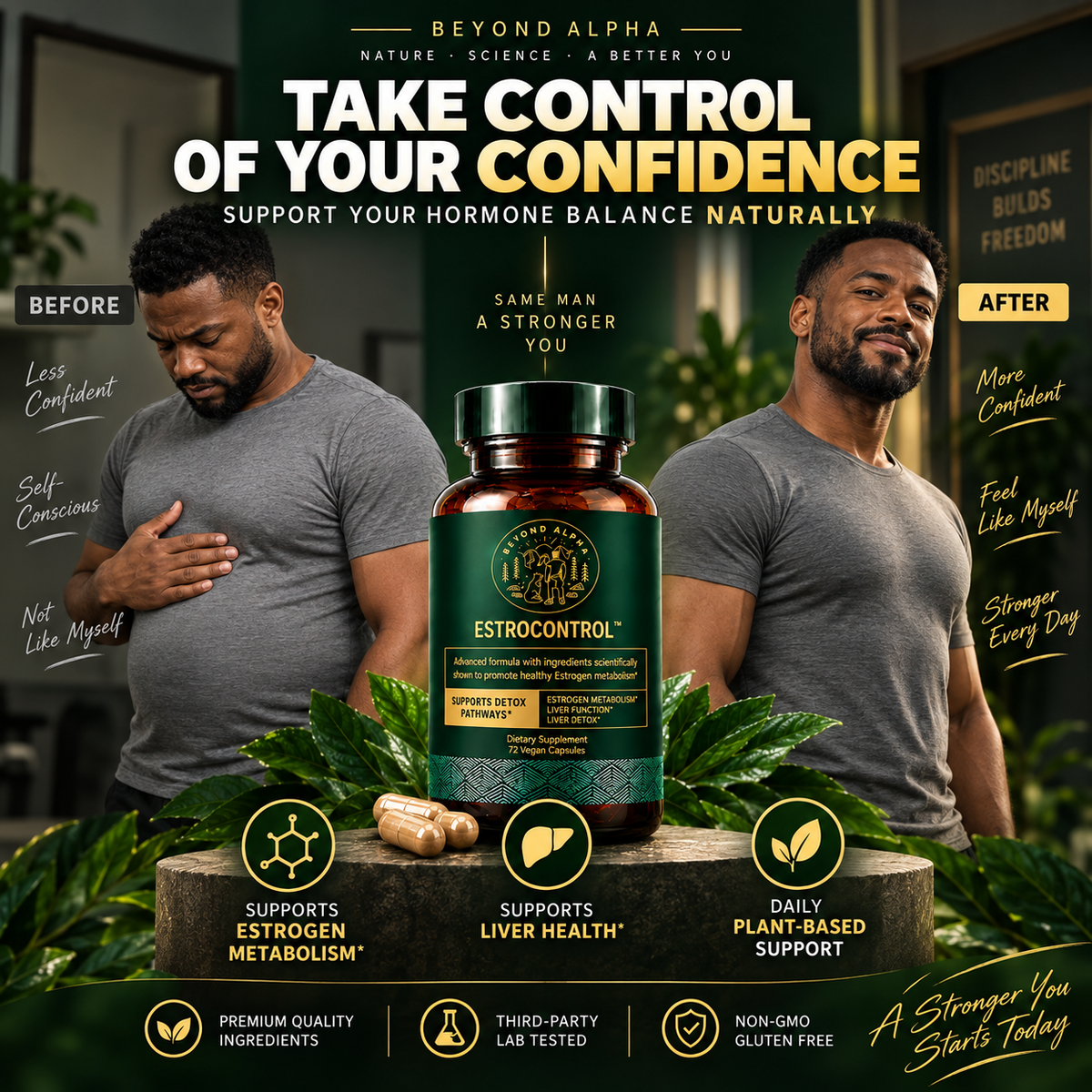 EstroControl™ – For a More Masculine Silhouette