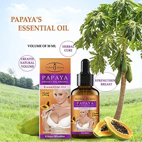Papaya Breast Enlarging Essential Oil – Firming & Lifting Breast Oil