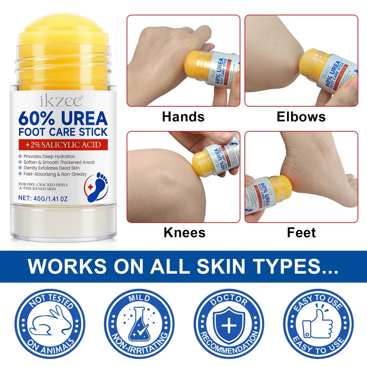 IKZEE 60% Urea Foot Care Stick