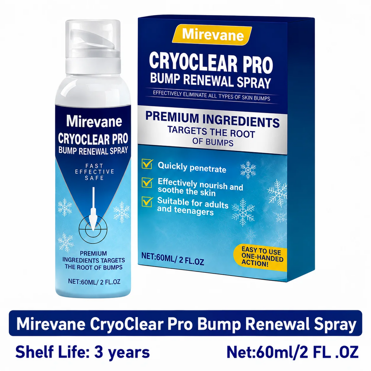 CryoClear Pro Bump Renewal Spray