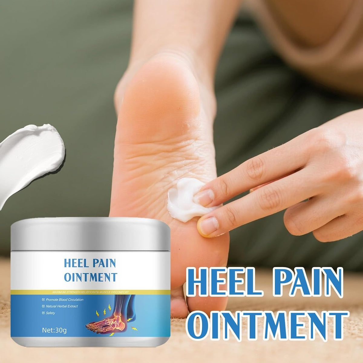 Heel Pain Ointment, Fast & Durable Relief