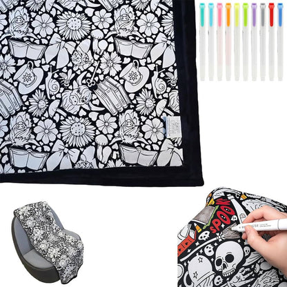 DIY Coloring Blanket