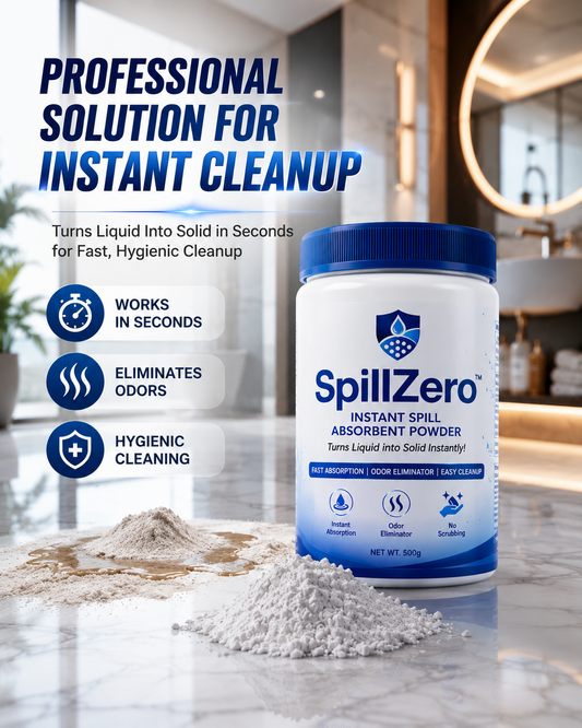 SpillZero™ Instant Spill Absorbent Powder