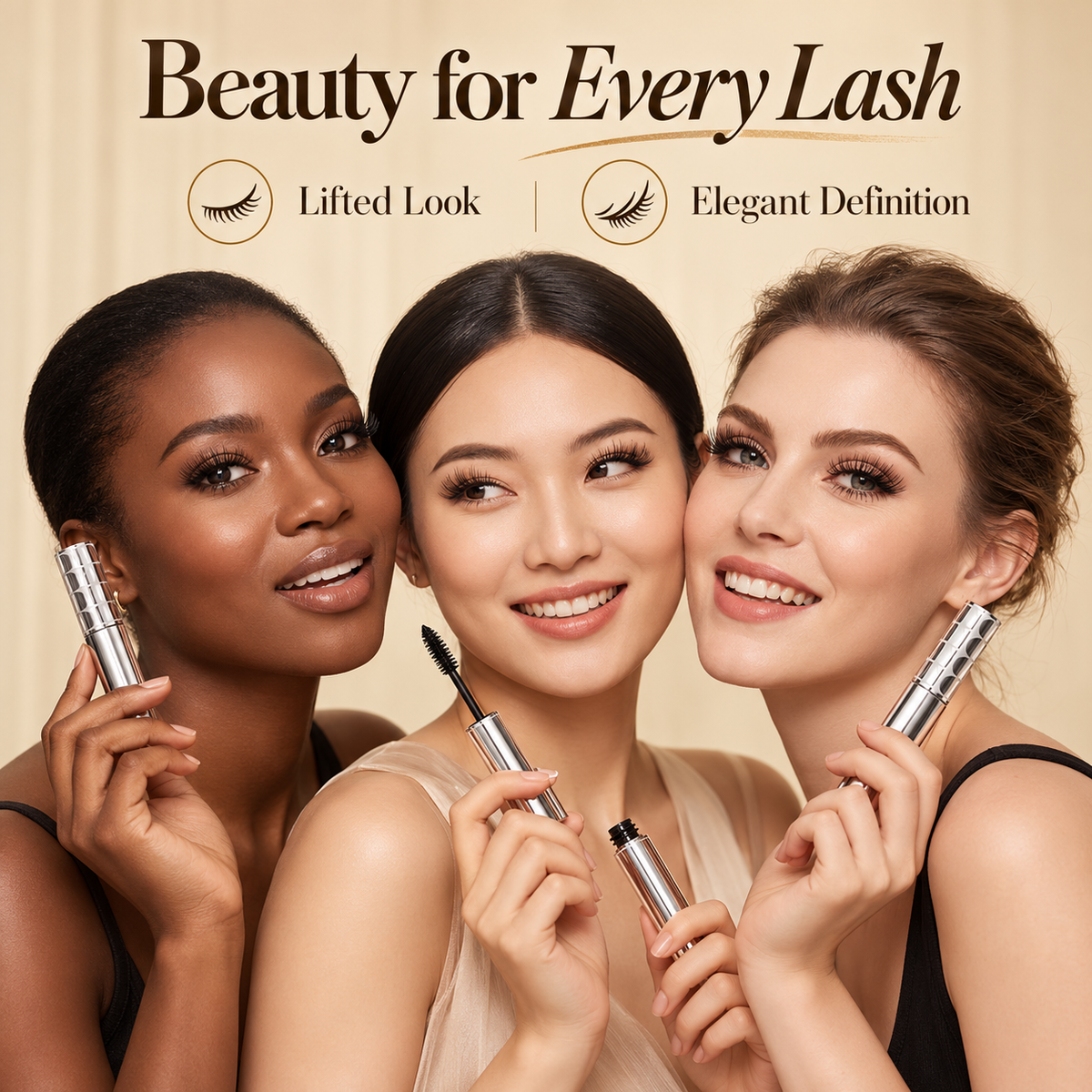 4D Volumizing Curling Mascara, 3s Volume & Curl. 24H Hold.