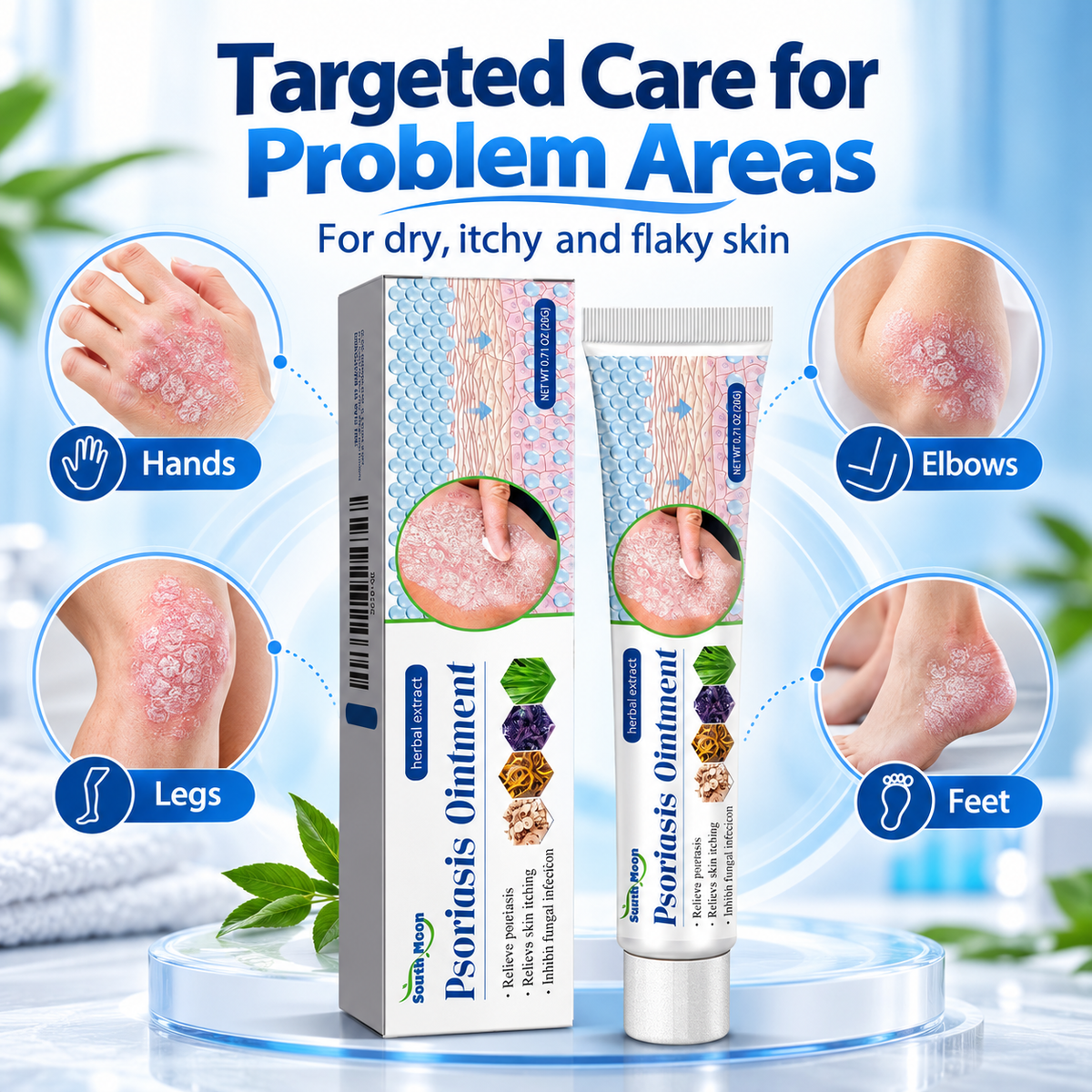 Psoriasis Ointments Sensitive Skin Soothing Care Cream