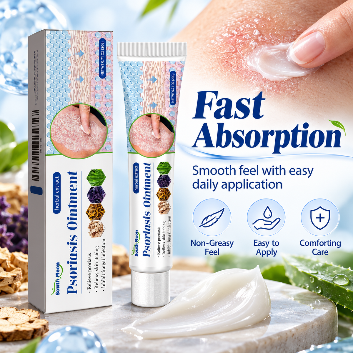 Psoriasis Ointments Sensitive Skin Soothing Care Cream