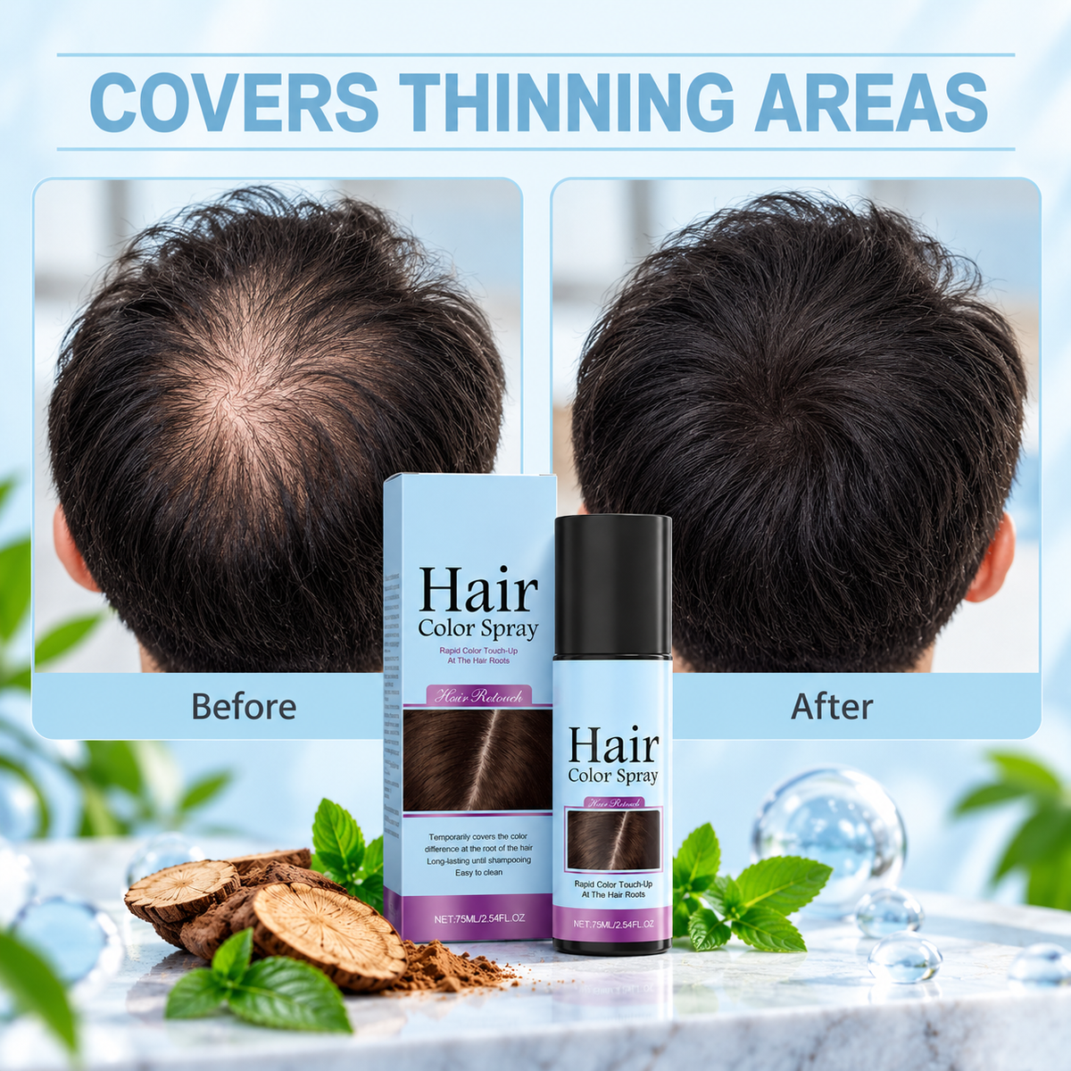 Instant Hair Color Spray