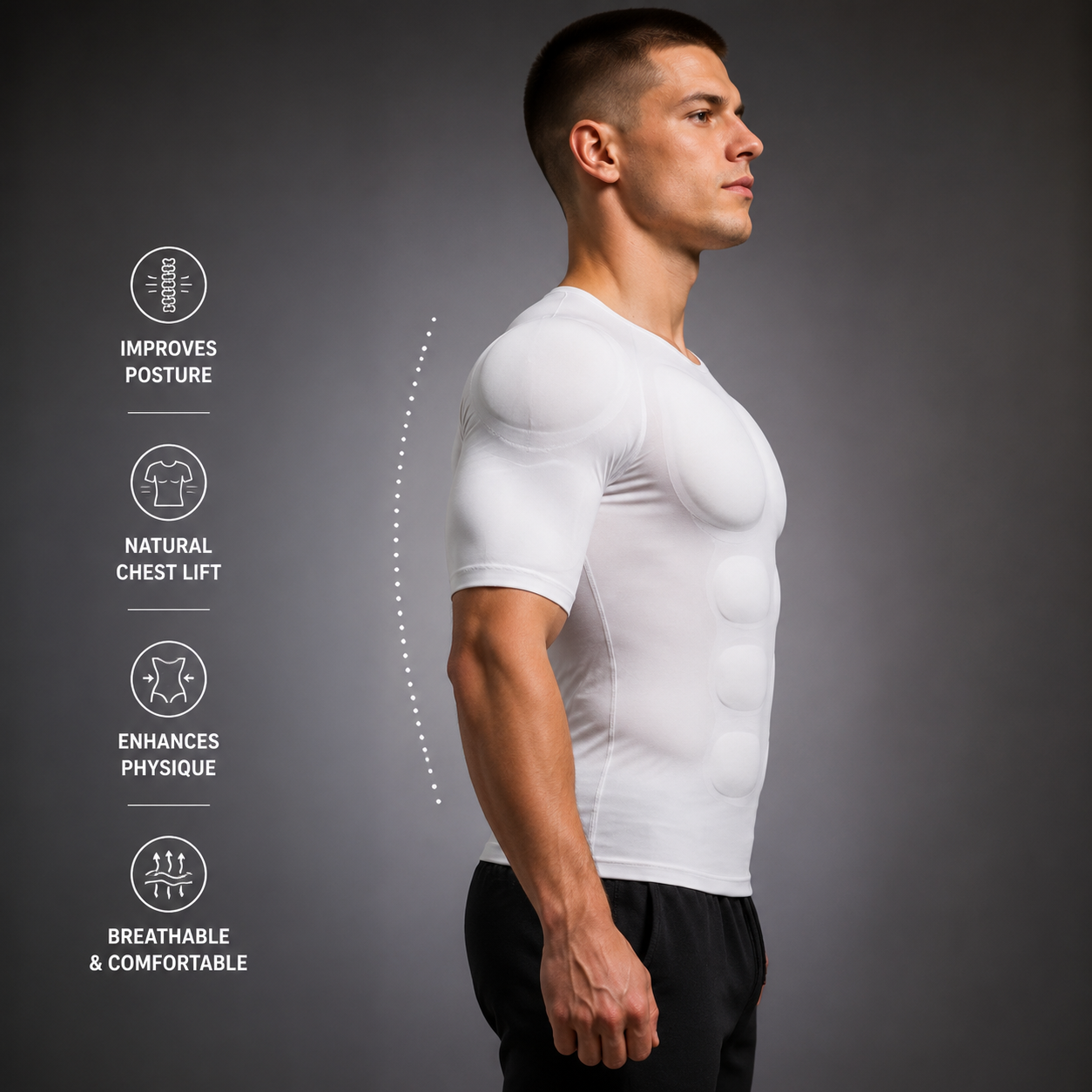 X-FIT Muscle Enhancer Compression Shirt