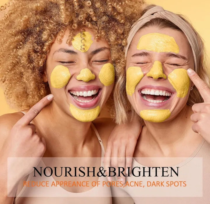 Turmeric Exfoliating Cream + Vitamin C Clay Mask