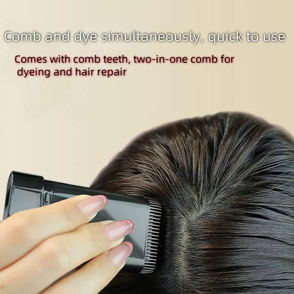 2 in 1 Long Lasting + Water Proof Hair Comb Dye