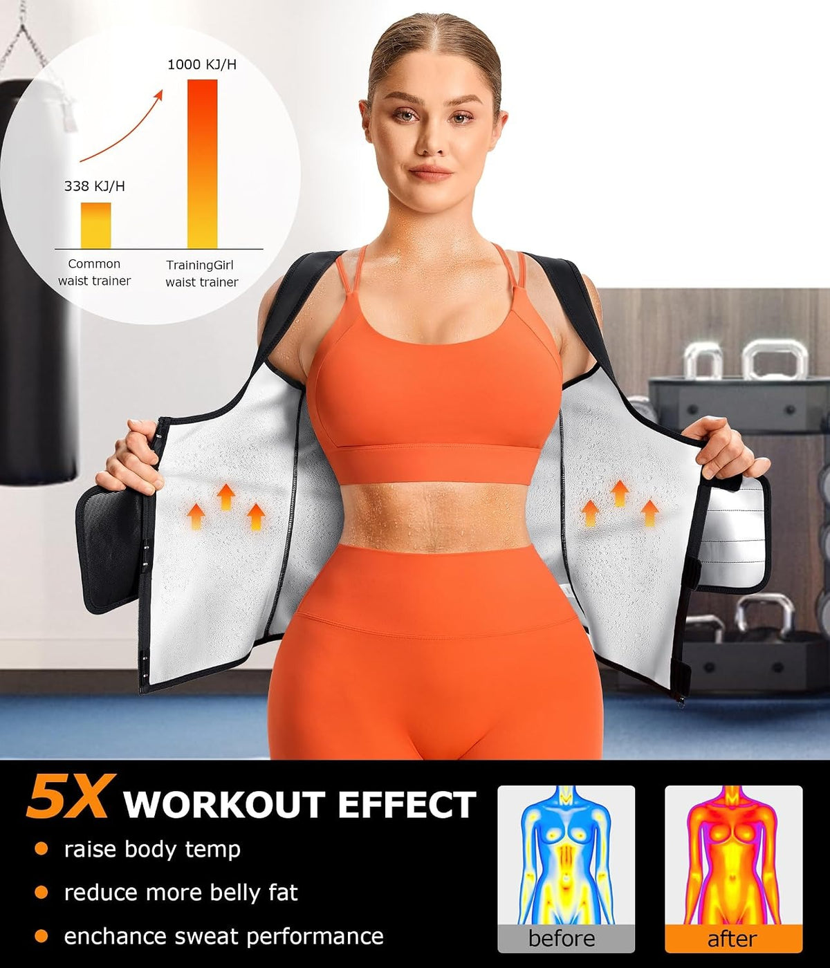 100% Adjustable Women Body Shaper
