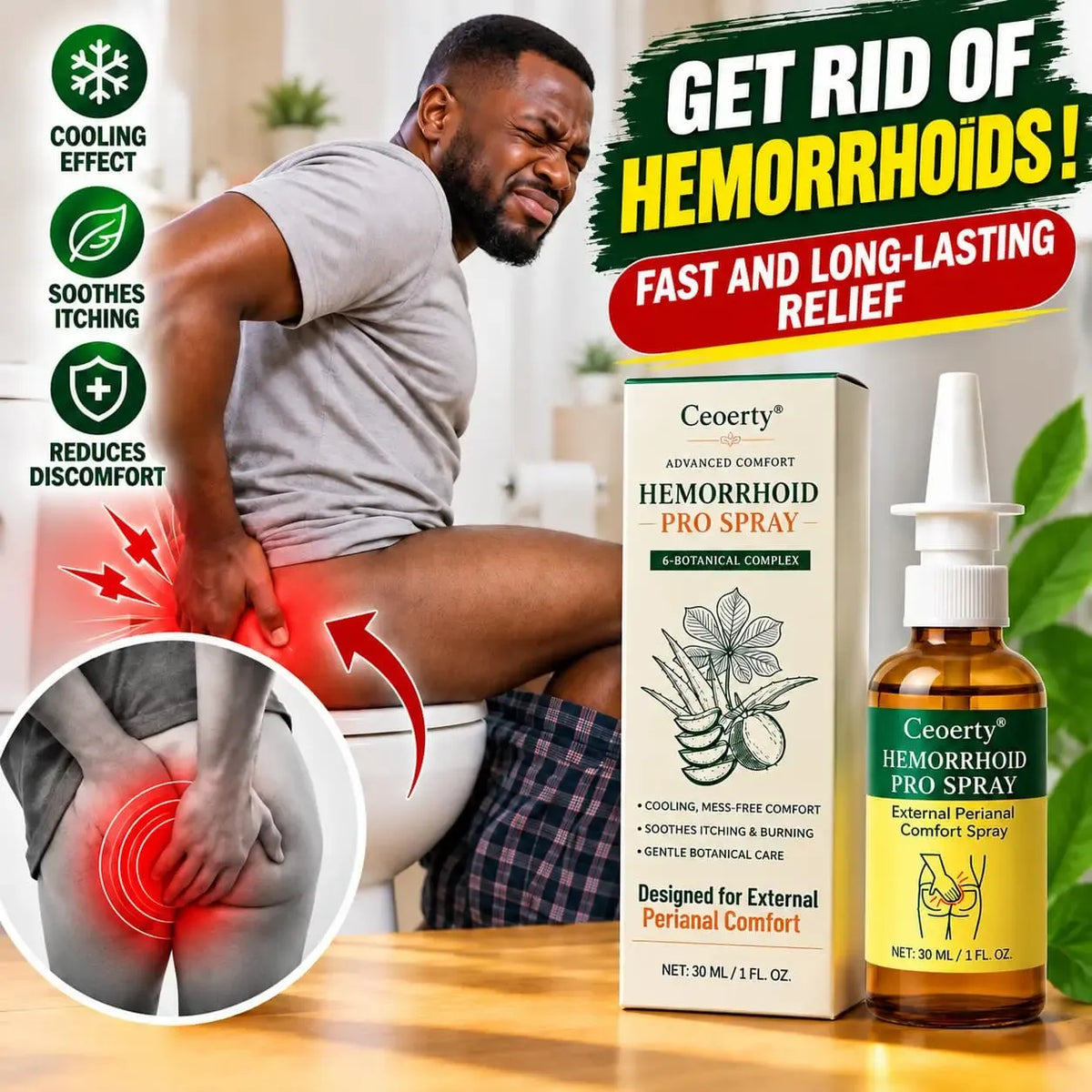 Advanced Comfort Hemorrhoid PRO Spray